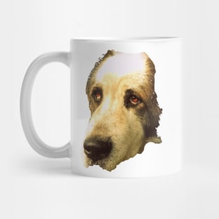 big sad dog Mug